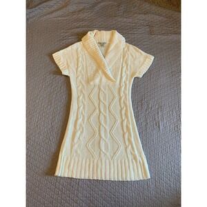 5/ $25 𝅺Love Change Off White Sweater Dress L